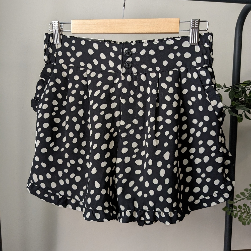 Polka Dot Flowy Shorts